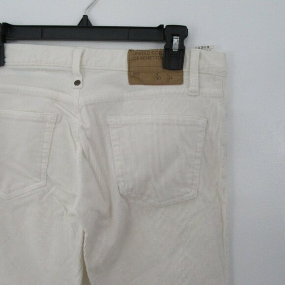 United Colors Of Benetton Corduroy Pants Size 30 - Picture 6 of 12